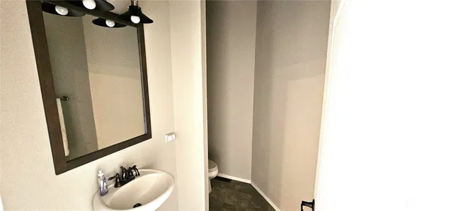 a bathroom with a sink