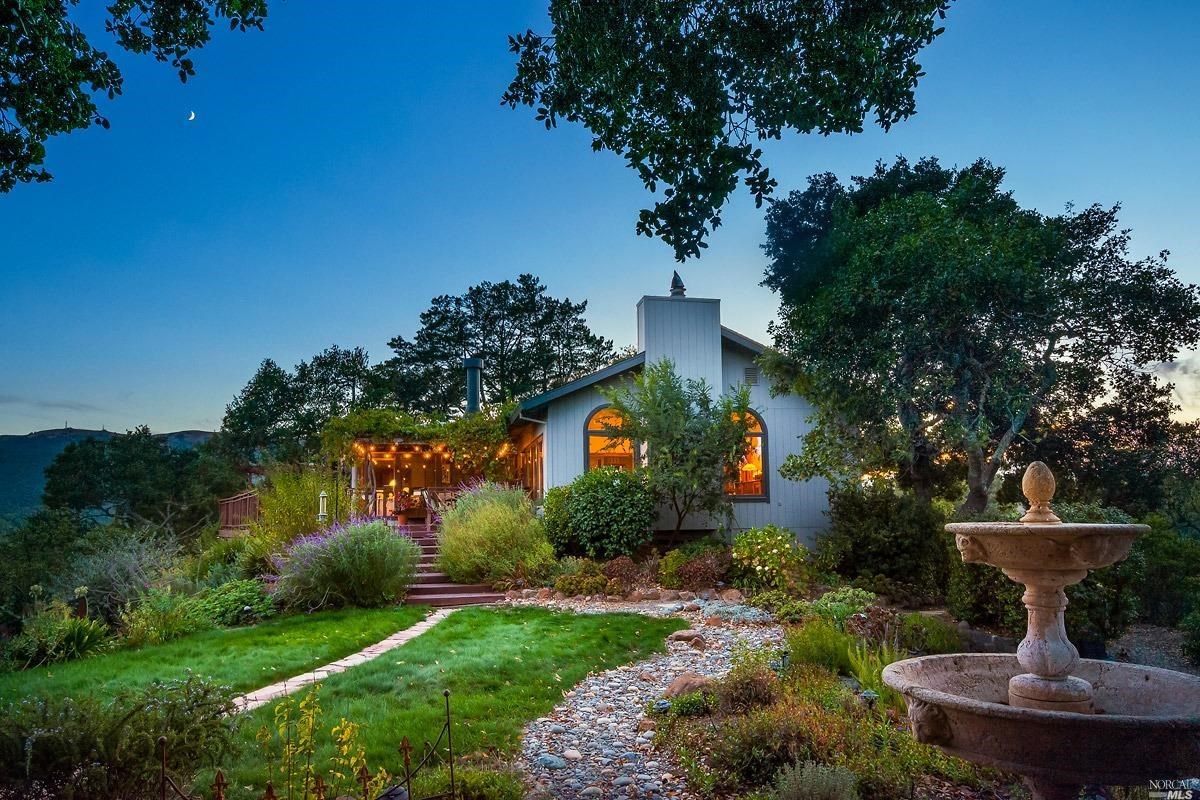 55 Half Moon Road Novato, CA 94947 - Photo 1 of 1 a front view of a house with garden