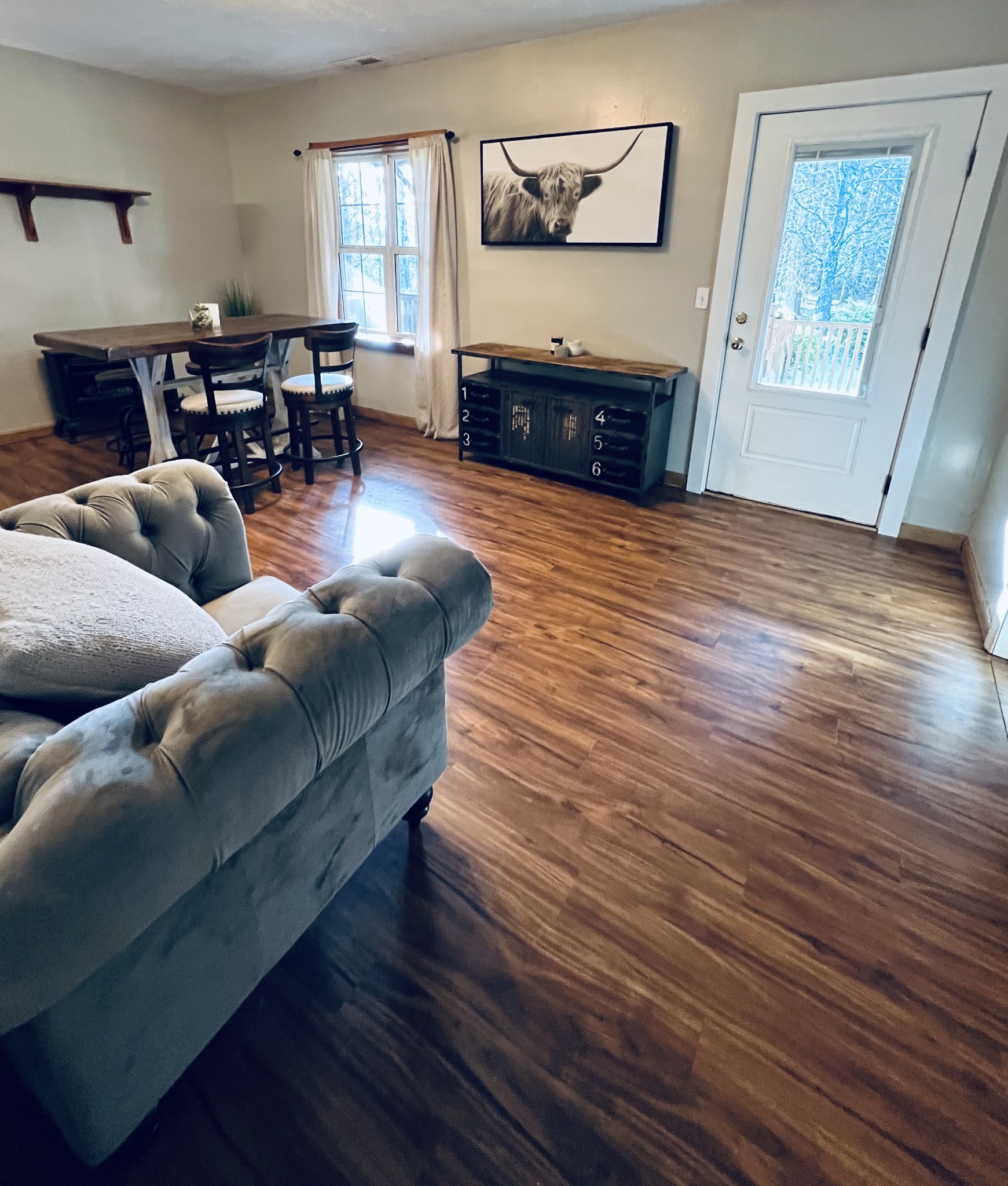 233 Taylor Lake Road Morrison, TN 37357 - Photo 33 of 51 a living room with furniture and a wooden floor
