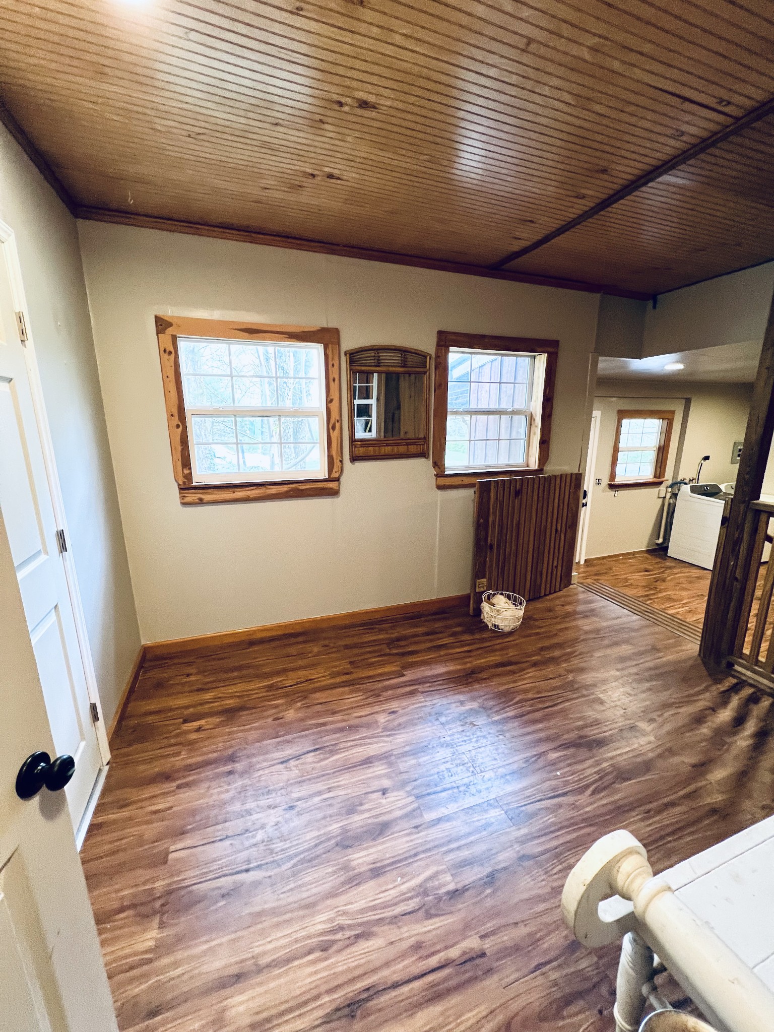 233 Taylor Lake Road Morrison, TN 37357 - Photo 37 of 51 a view of an empty room with wooden floor and a window