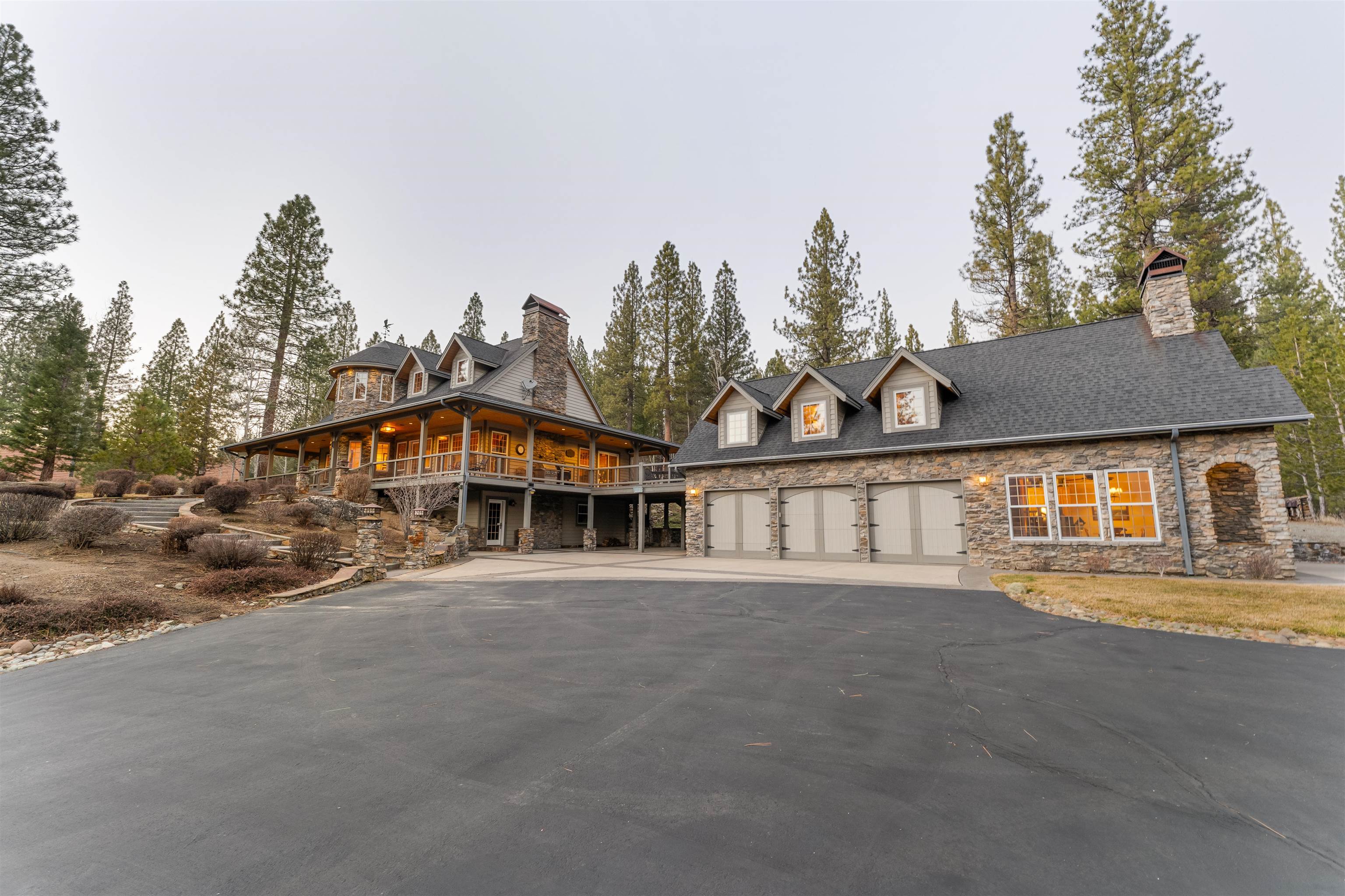 440 Valley Ranch Drive Clio, CA 96106 - Photo 45 of 50 a front view of a house with a yard and trees