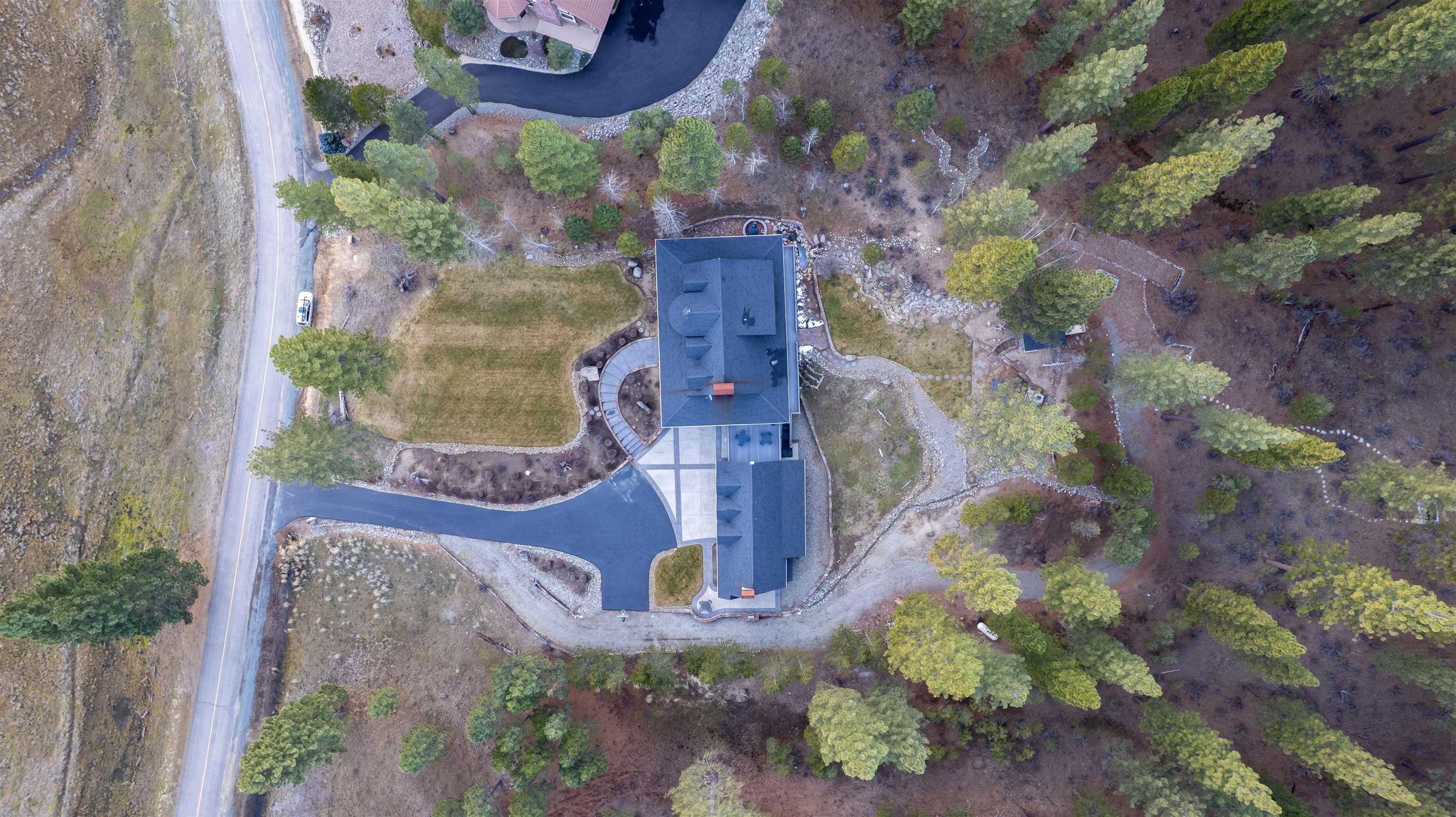 440 Valley Ranch Drive Clio, CA 96106 - Photo 50 of 50 an aerial view of a house with outdoor space