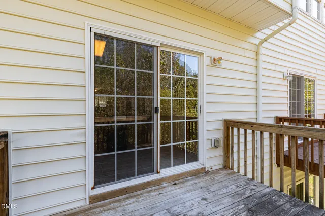 a view of front door