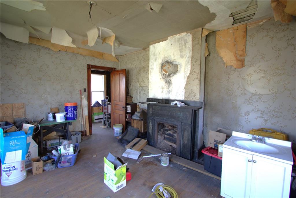 233 Allen Avenue Donora, PA 15033 - Photo 19 of 31 Another View of Front House 16x13 Living Room w/Original Fireplace just off front entry