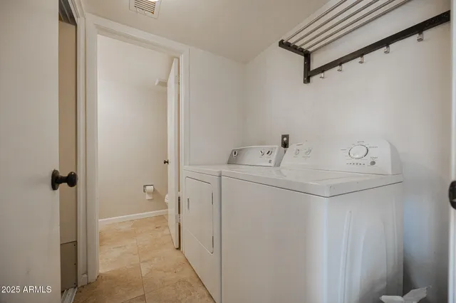 a view of an empty room with garage