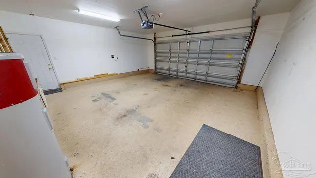 a view of a bathroom from a hallway