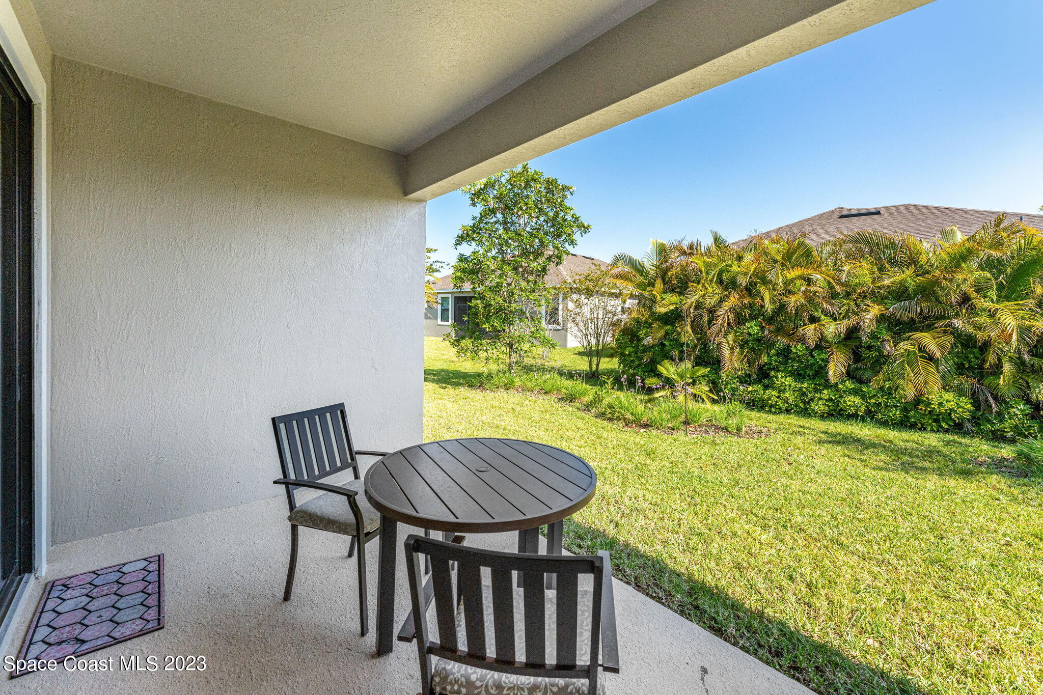 3640 Stabane Place Melbourne, FL 32940 - Photo 51 of 85 a view of a chairs and table in the patio