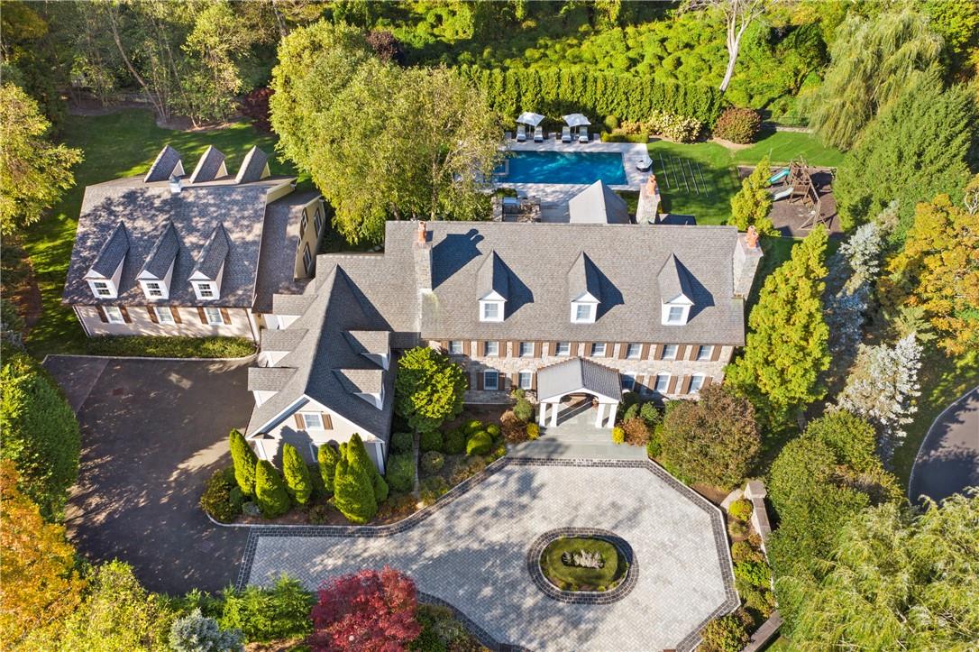 6 Azalea Circle Purchase, NY 10577 - Photo 1 of 1 aerial view of a house with a yard and large trees