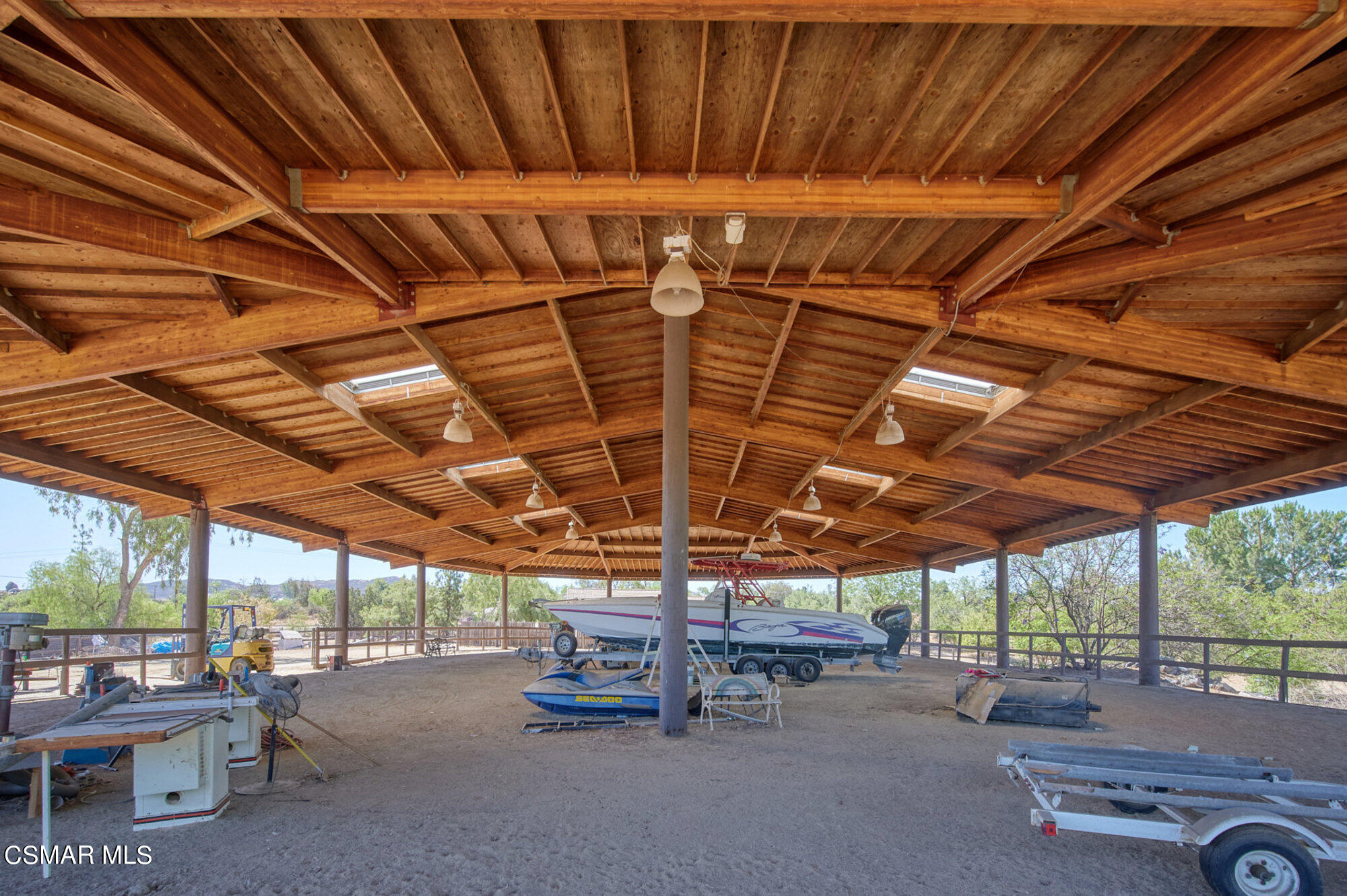 17498 Santa Rosa Mine Road Perris, CA 92570 - Photo 19 of 55 a view of a room with wooden ceiling