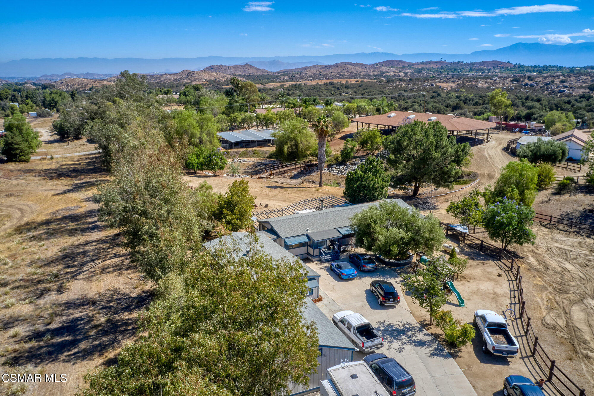 17498 Santa Rosa Mine Road Perris, CA 92570 - Photo 9 of 55 an aerial view of a house with outdoor space