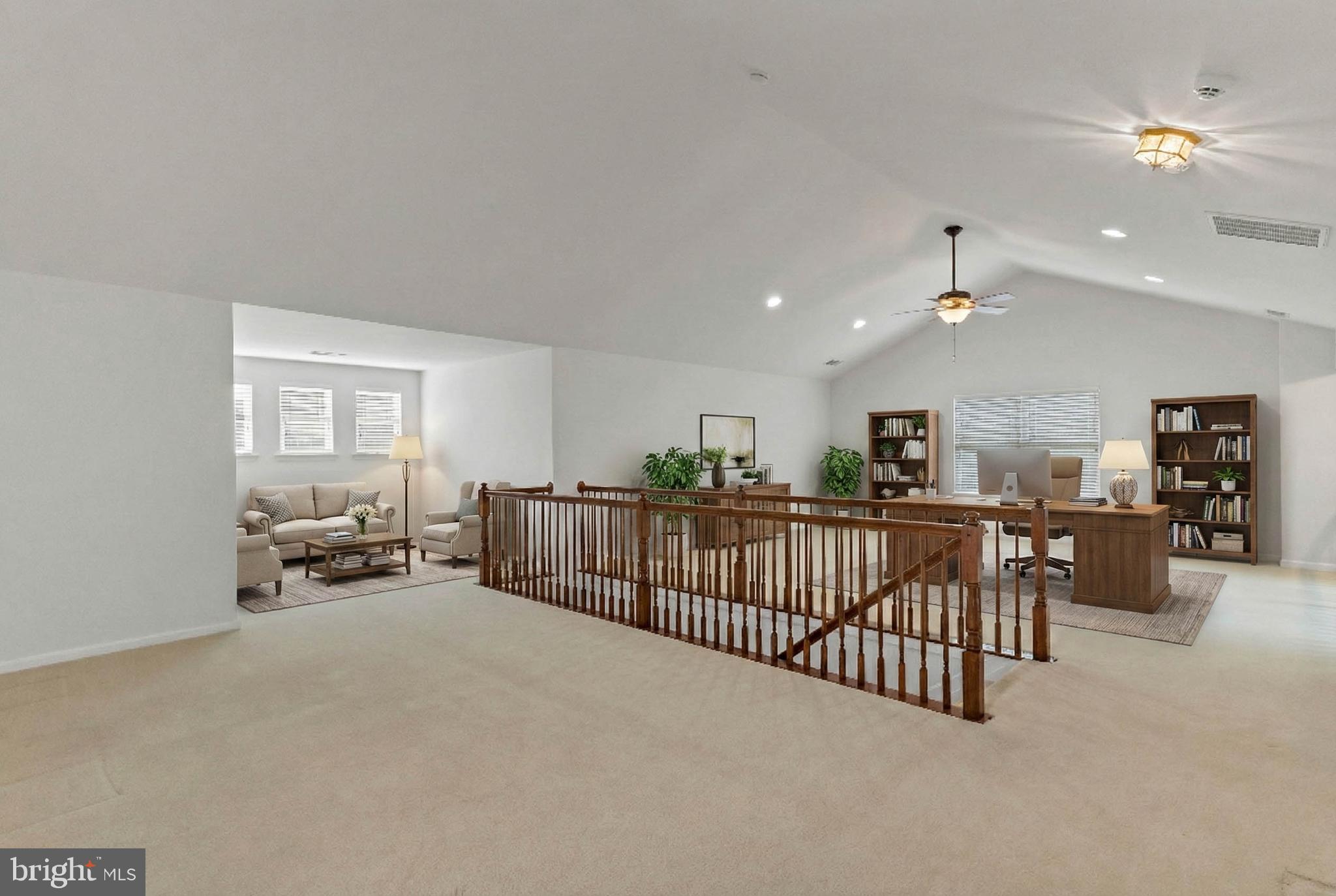 24872 Rivers Edge Road Millsboro, DE 19966 - Photo 41 of 80 a view of a livingroom with furniture and a projector