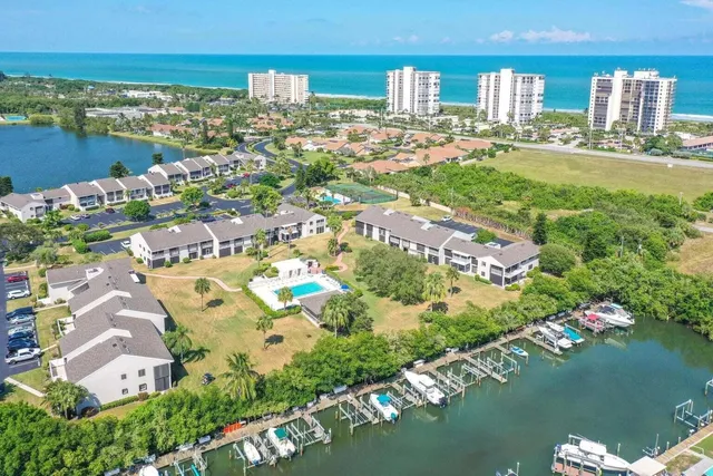 a view of a city with tall buildings
