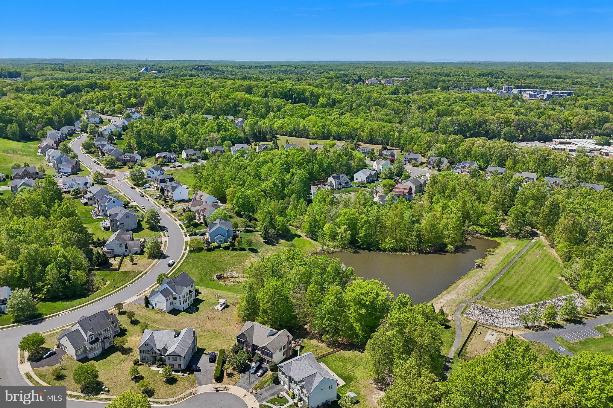 3519 Katrina Court Triangle, VA 22172 - Photo 87 of 101 an aerial view of a houses with a yard