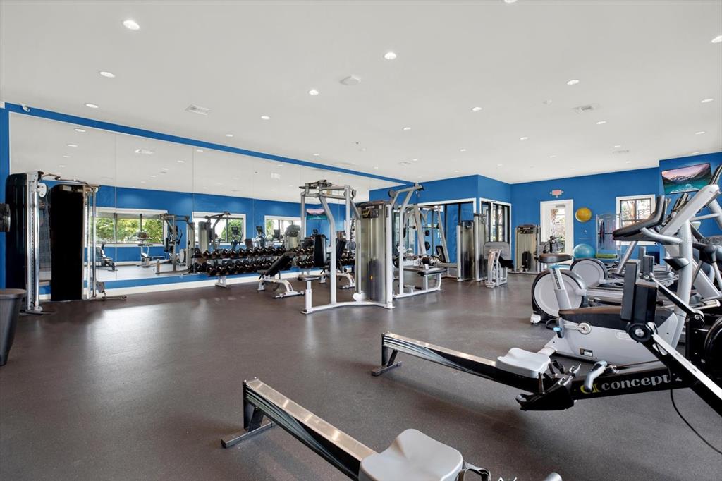 6003 Milestone Drive Apollo Beach, FL 33572 - Photo 37 of 50 a view of a room with gym equipment