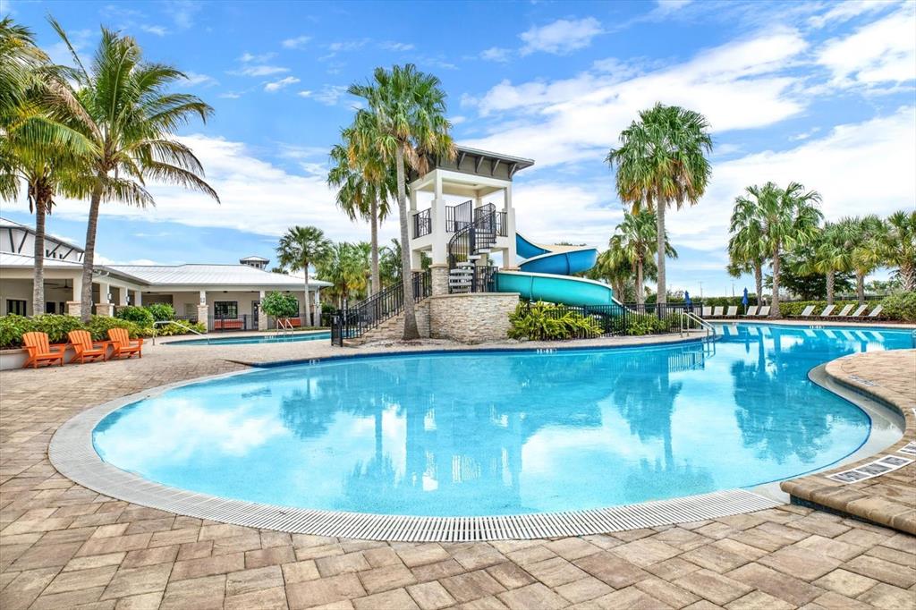 6003 Milestone Drive Apollo Beach, FL 33572 - Photo 40 of 50 a view of outdoor space yard and swimming pool