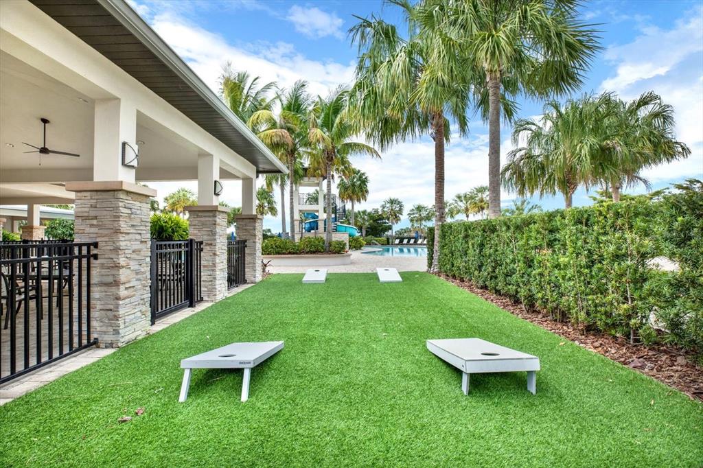 6003 Milestone Drive Apollo Beach, FL 33572 - Photo 43 of 50 a view of a backyard with sitting area
