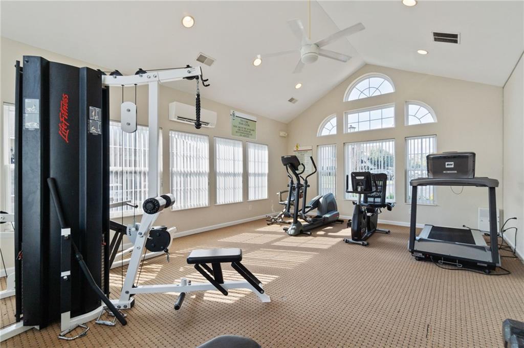 850 Hidden Ridge Court, Unit 101 South Park, PA 15129 - Photo 33 of 38 a view of a room with gym equipment