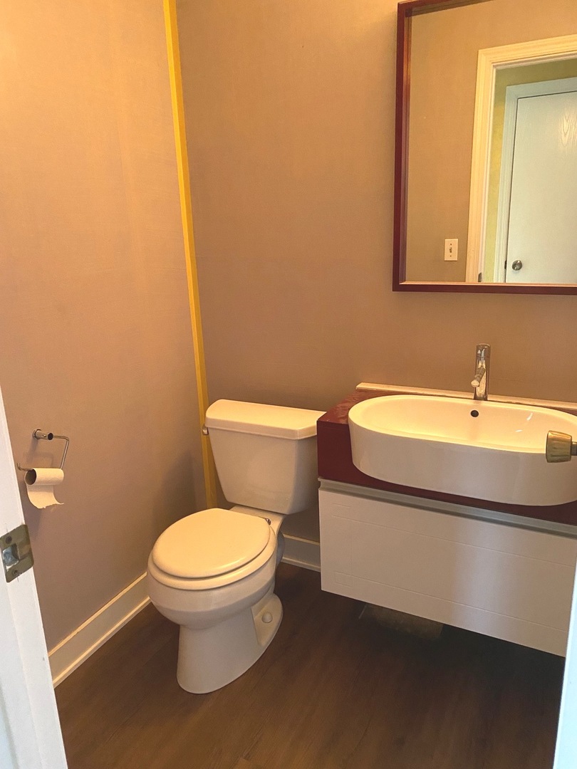 247 Ascot Lane Streamwood, IL 60107 - Photo 13 of 21 a bathroom with a sink and a toilet
