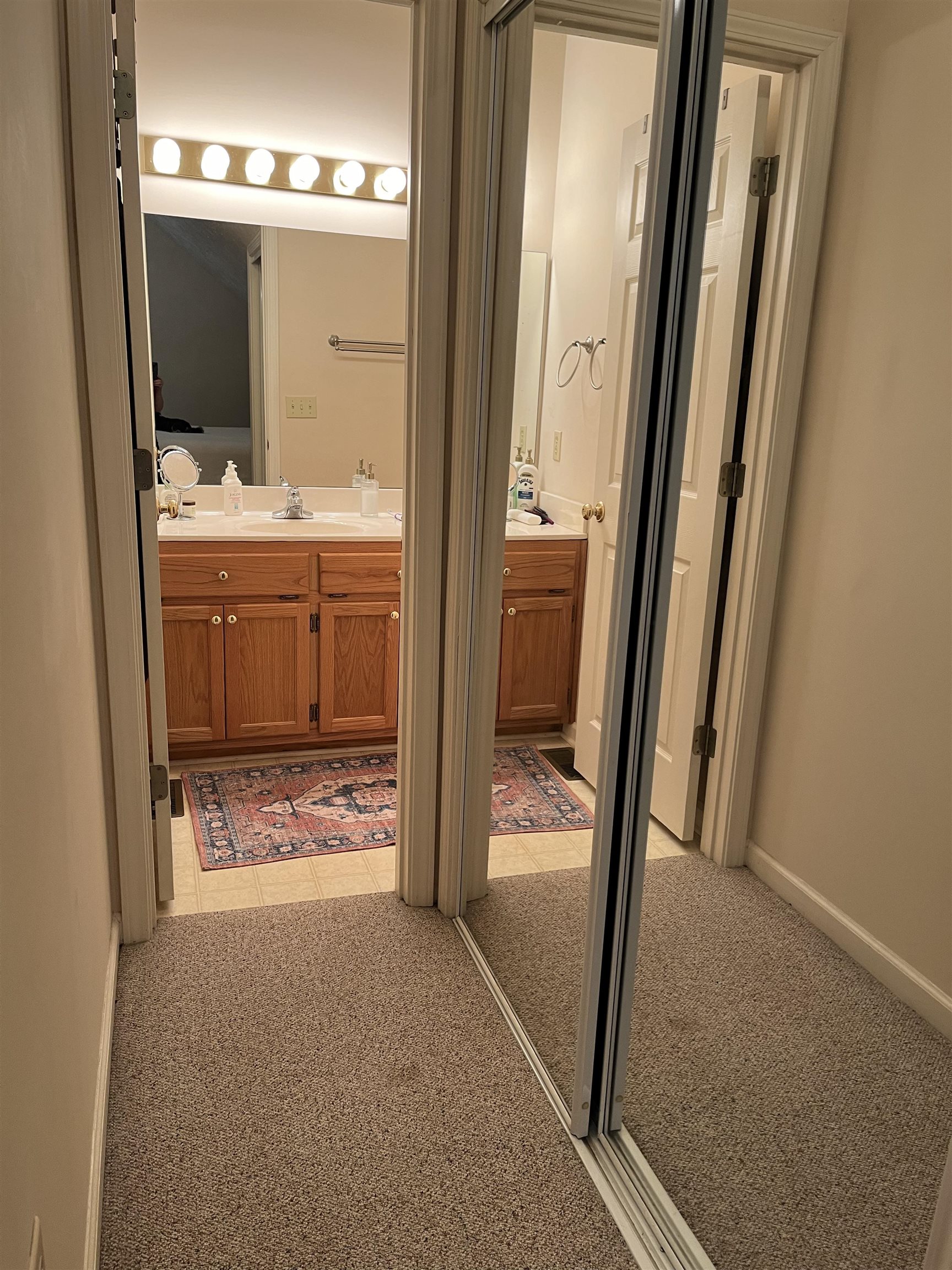 54 Whispering Lane Counce, TN 38326 - Photo 25 of 35 a view of bathroom with a mirror and a sink