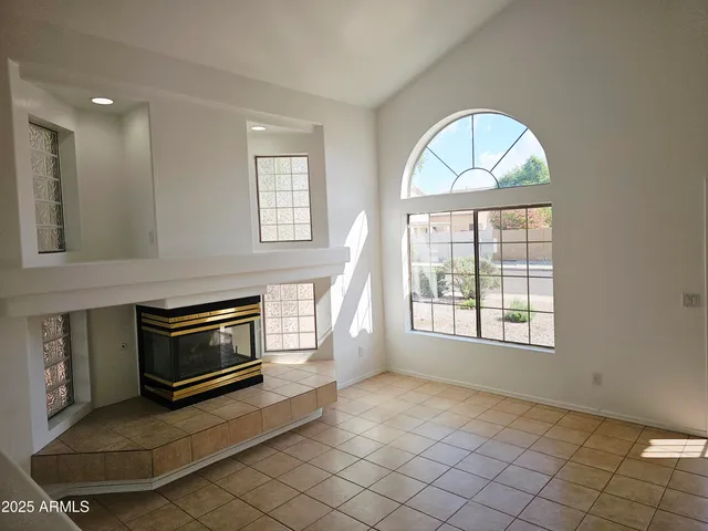 a view of a hallway with staircase