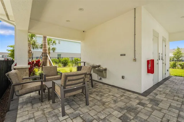 a view of workspace with furniture