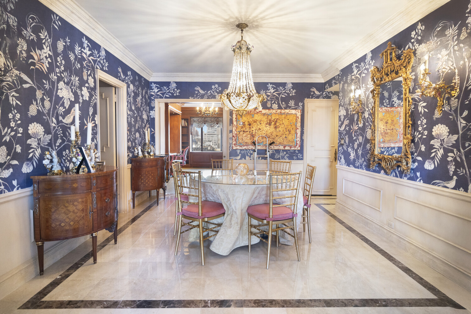 870 5th Avenue, Unit 11A Manhattan, NY 10065 - Photo 2 of 13 a dining room with furniture and window