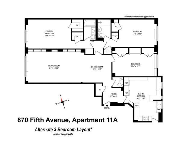 $3,495,000 | 870 5th Avenue, Unit 11A | Lenox Hill