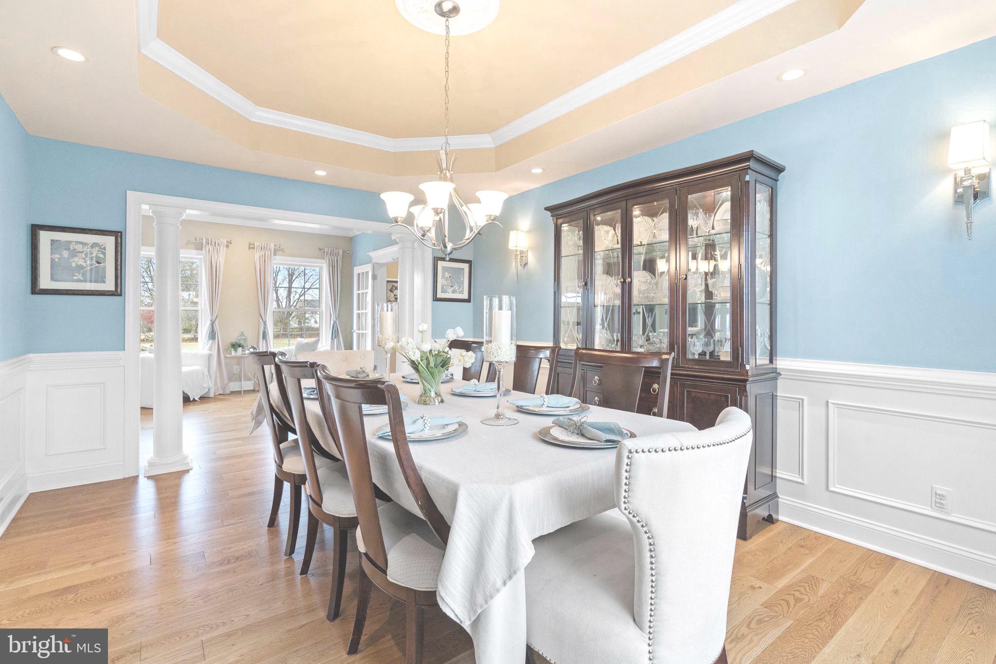 3320 Fisher Road Lansdale, PA 19446 - Photo 19 of 65 a view of a dining room with furniture wooden floor and chandelier