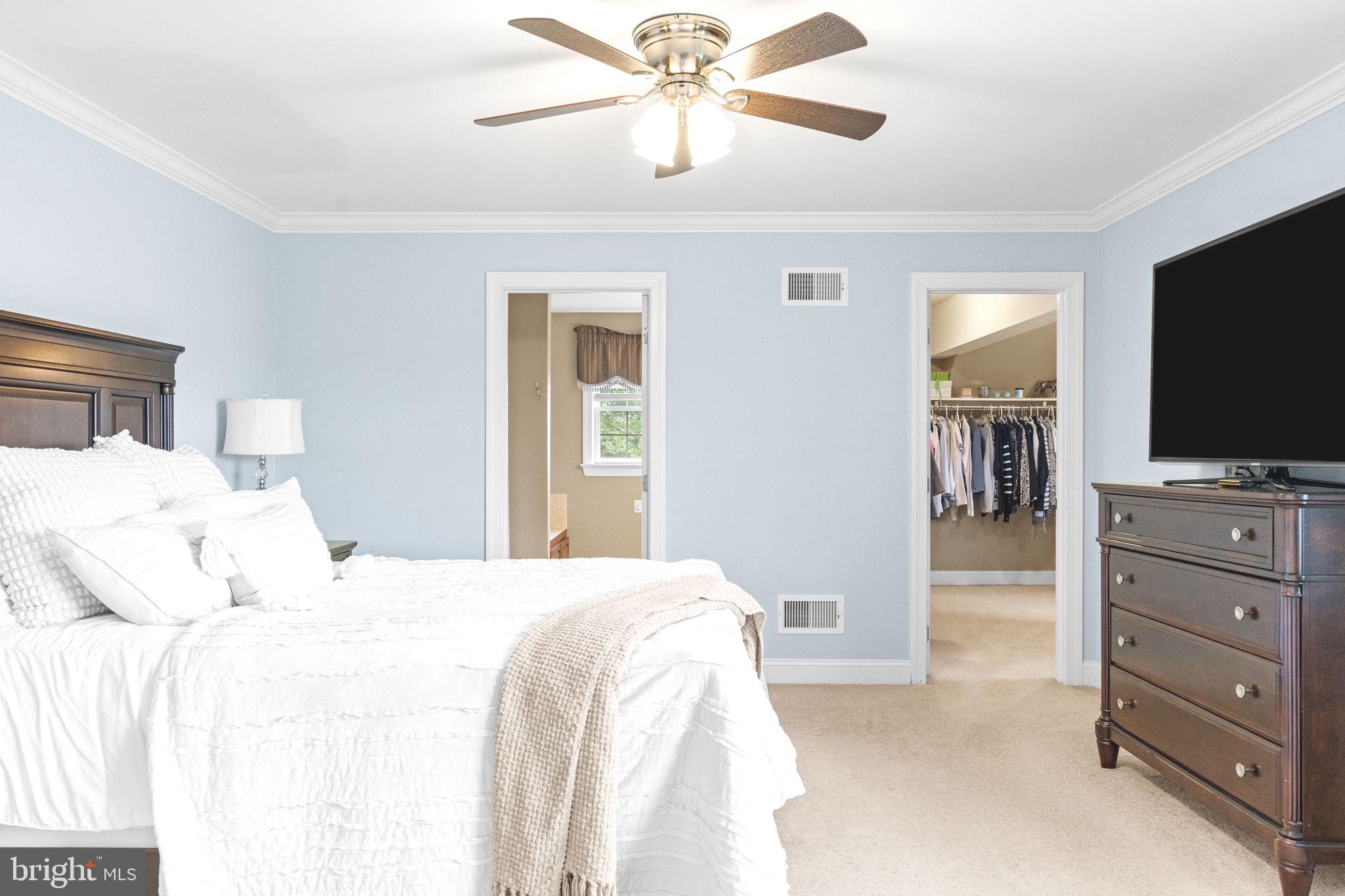 3320 Fisher Road Lansdale, PA 19446 - Photo 40 of 65 a bedroom with a bed and a flat screen tv