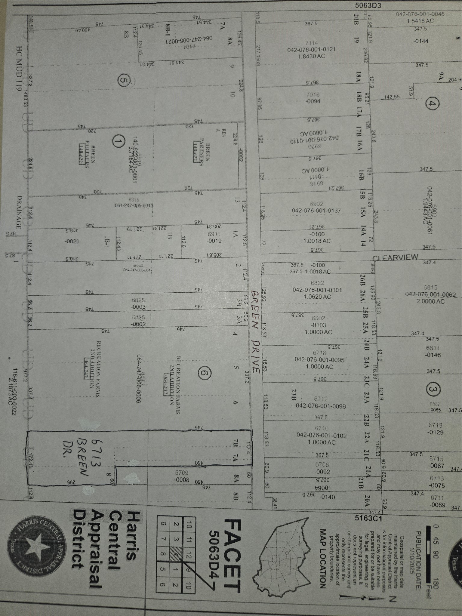 6713 Breen Drive Houston, TX 77086 - Photo 20 of 21 a bathroom with a shower