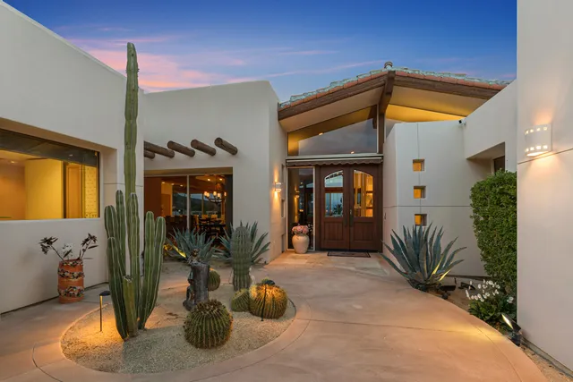 a view of a entryway door of the house