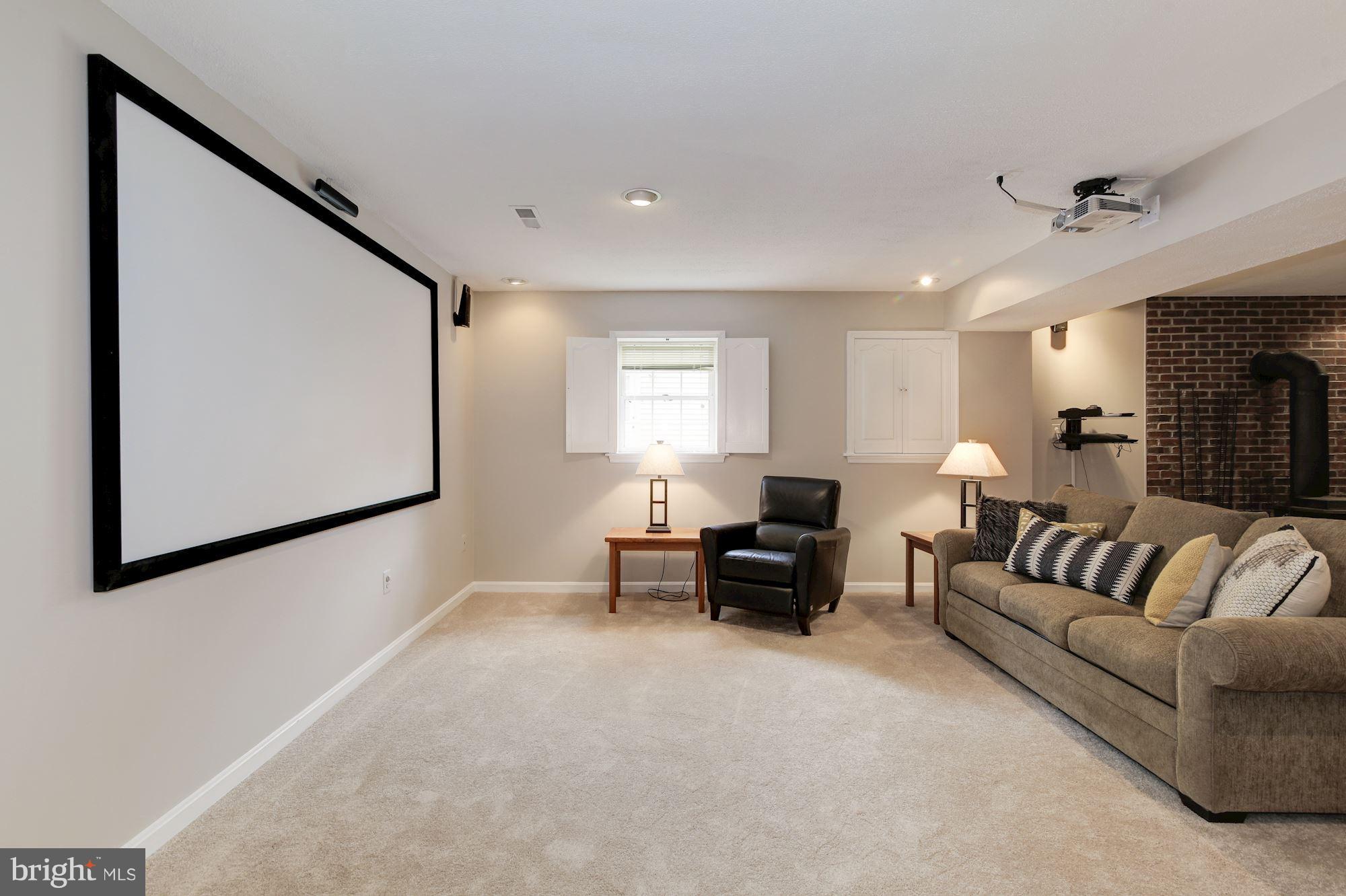 7317 Jenna Road Springfield, VA 22153 - Photo 25 of 30 Basement wth theater area