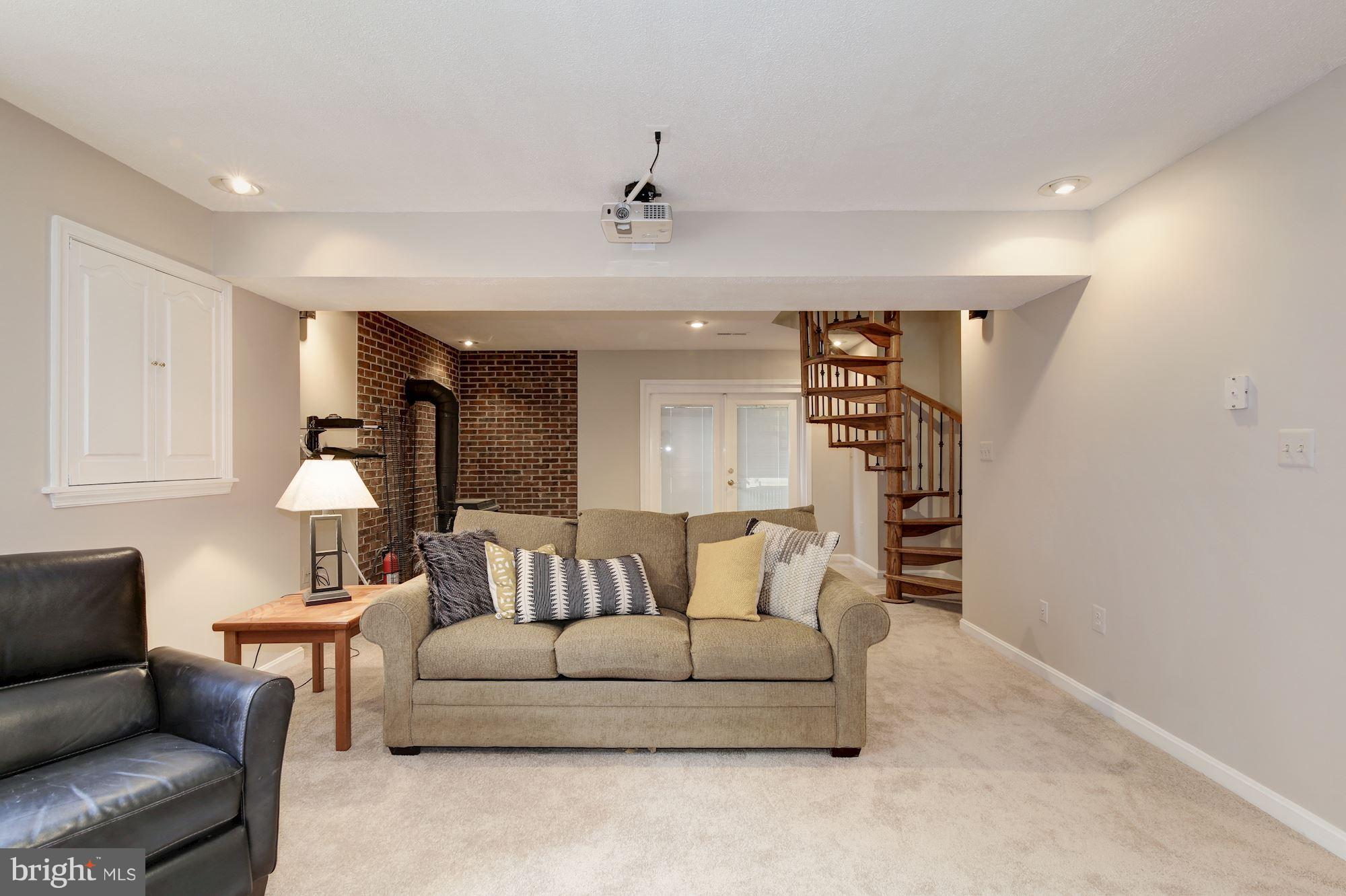 7317 Jenna Road Springfield, VA 22153 - Photo 26 of 30 Basement has wood burningn stove & wet bar