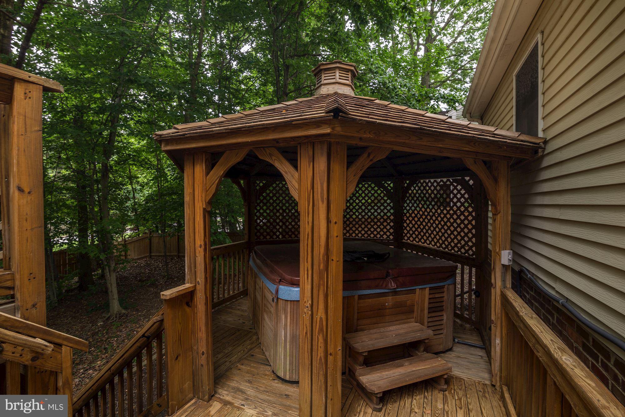 7317 Jenna Road Springfield, VA 22153 - Photo 28 of 30 Gazebo with hot tub