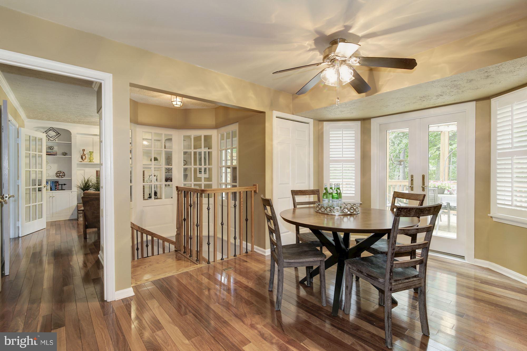7317 Jenna Road Springfield, VA 22153 - Photo 9 of 30 Table space in kitchen & french doors to deck