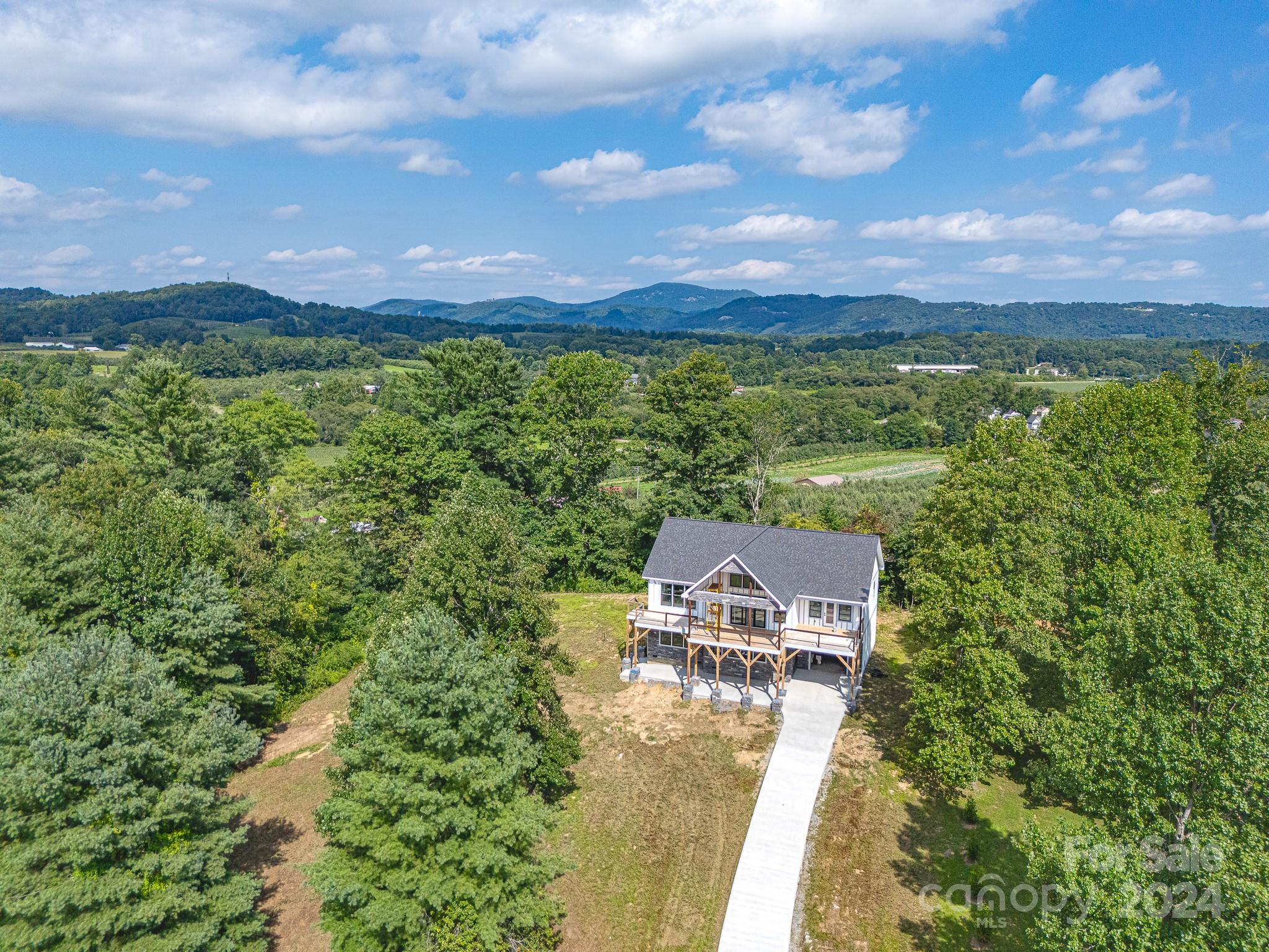 171 Tatham Road Hendersonville, NC 28792 - Photo 6 of 19 a view of a city with lush green yard