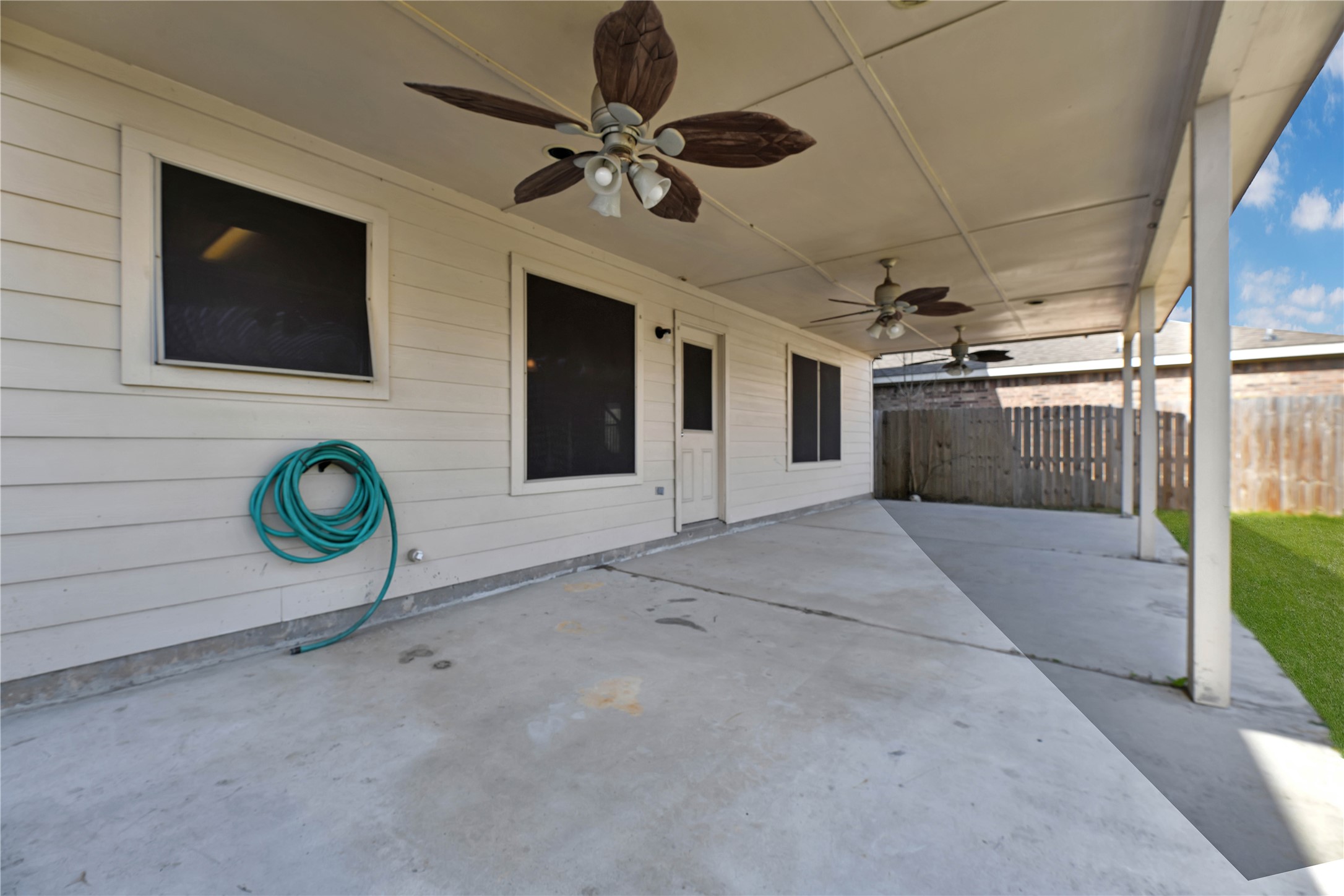 1906 Rock Ridge Drive Houston, TX 77049 - Photo 29 of 32 The patio is approximately 12x34ft