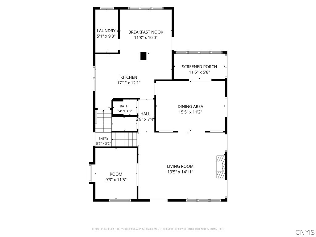 167 Beverly Road Syracuse, NY 13207 - Photo 48 of 50 First Floor Layout