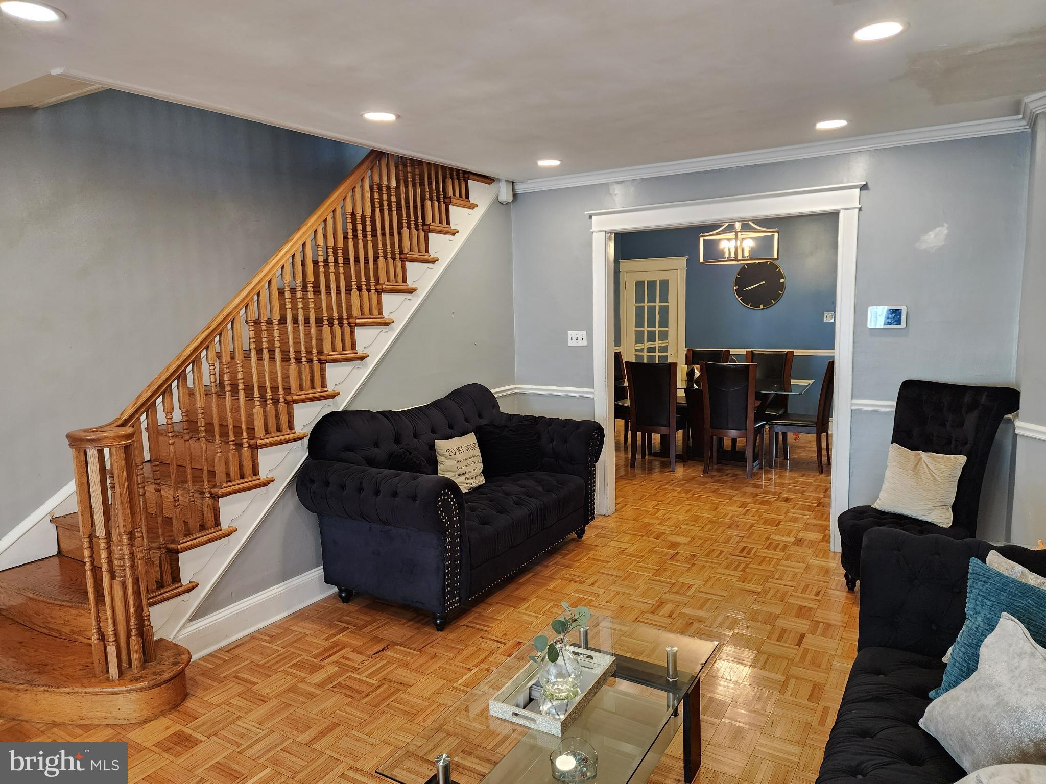 1729 68th Avenue Philadelphia, PA 19126 - Photo 10 of 38 a living room with furniture and wooden floor