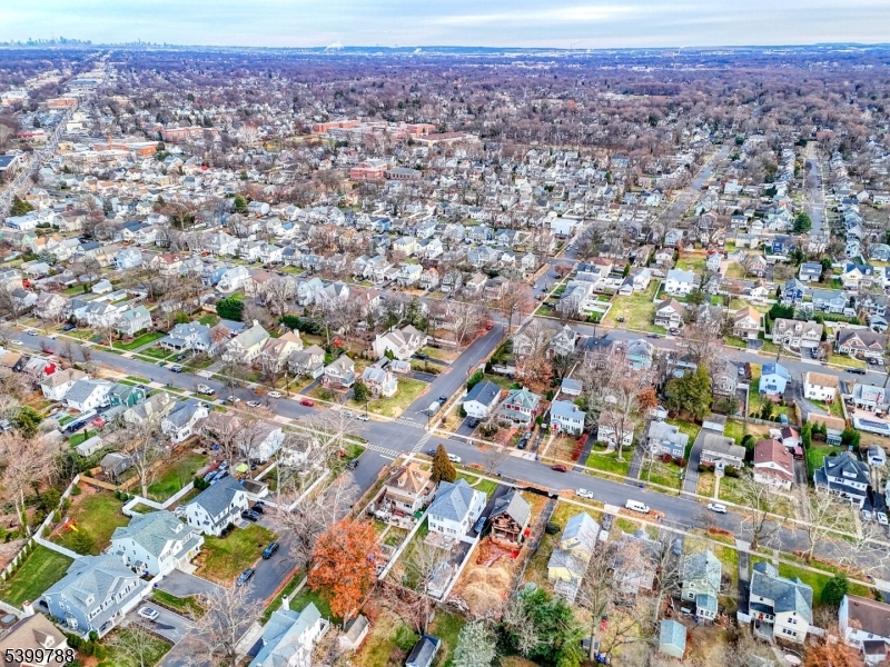 608 Hort Street Westfield, NJ 07090 - Photo 5 of 17 an aerial view of a city with lots of residential buildings