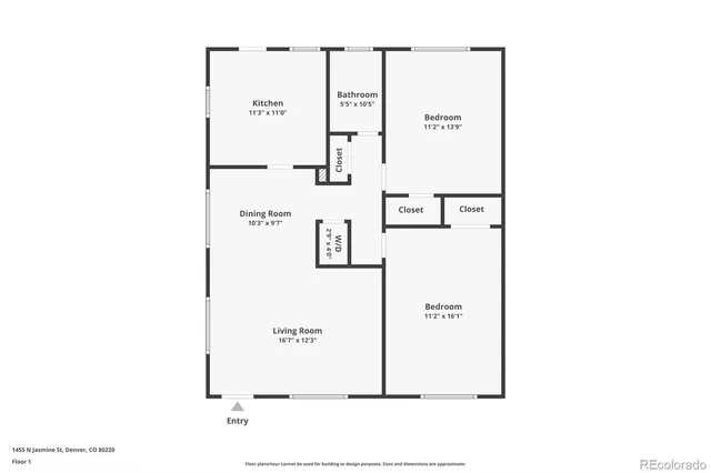 $1,795 | 1455 Jasmine Street, Unit 1, Denver, CO 80220