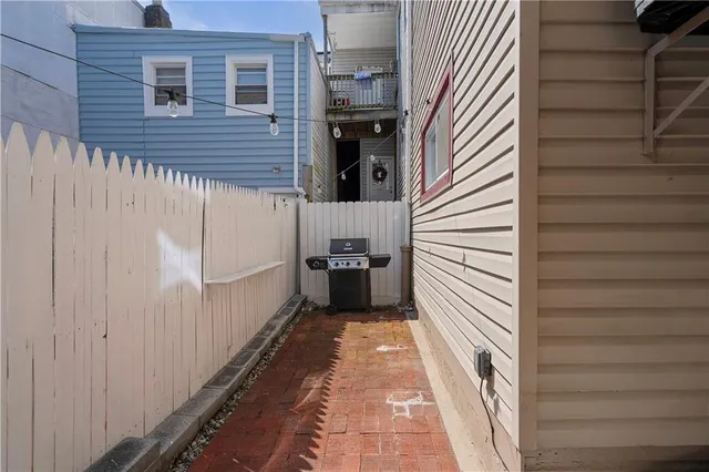 a view of a house with a door