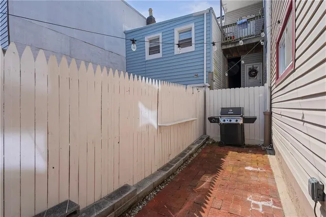 a view of a house with a door