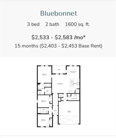$2,403 | 1329 Water Canna Drive, Justin, TX 76247