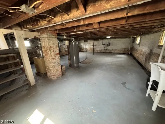 a view of storage and utility room