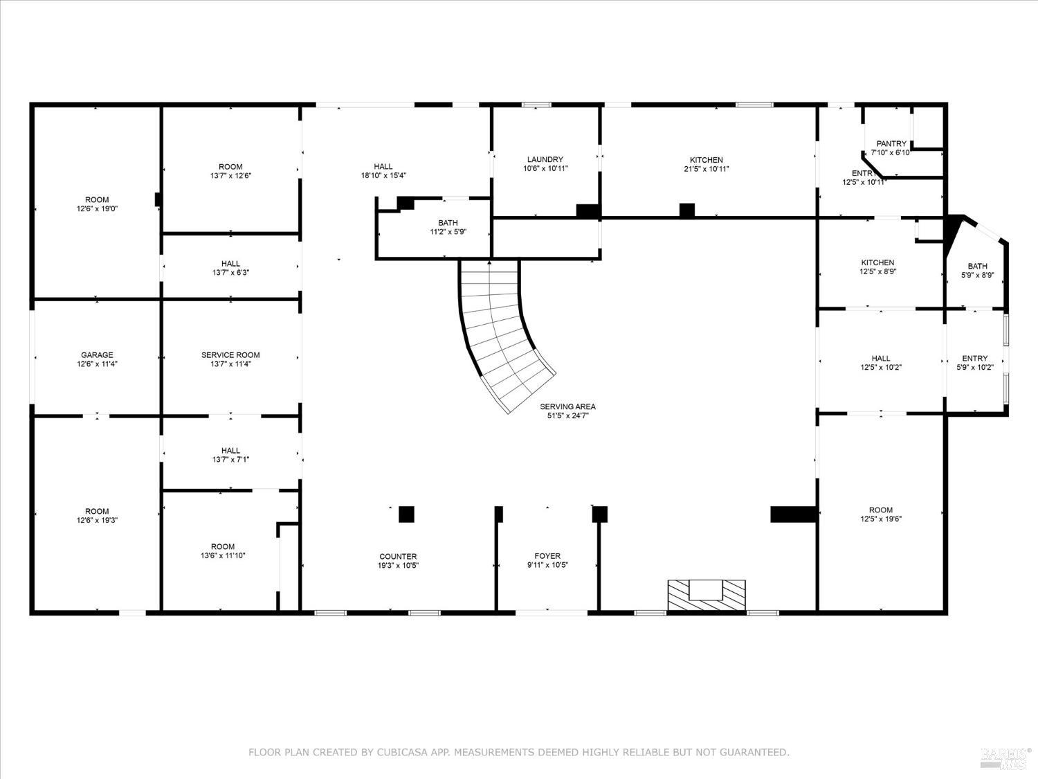 7539 Pleasants Valley Road Vacaville, CA 95688 - Photo 64 of 65 Downstairs floorplan