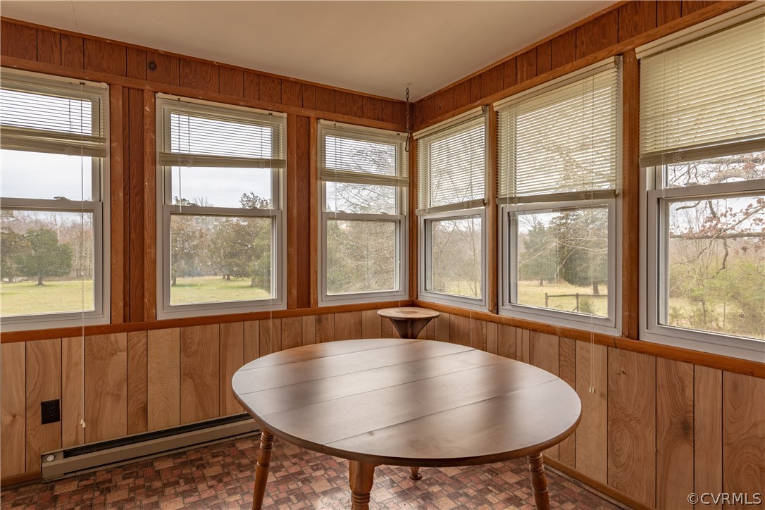 1457 Nutbush Road Victoria, VA 23974 - Photo 4 of 33 a view of a dining room with furniture window and outside view