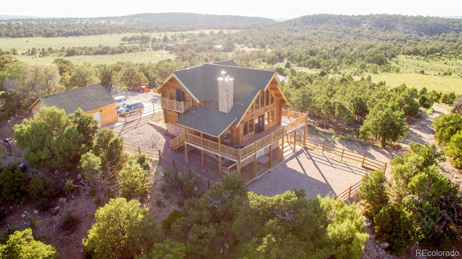 18342 Miller Canyon Ranch Road Glade Park, CO 81523 - Photo 37 of 38 a view of a lake with a mountain