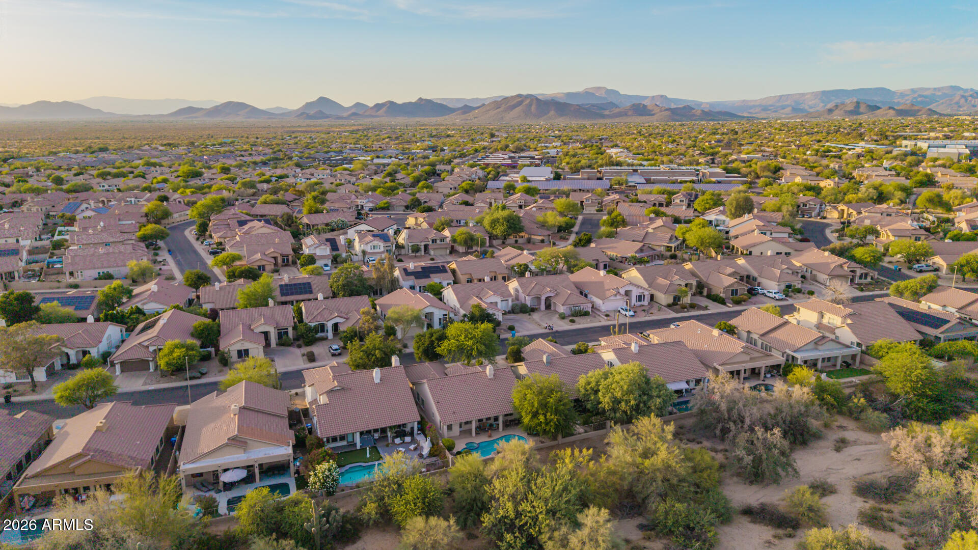 4309 East Rancho Caliente Drive Cave Creek, AZ 85331 - Photo 36 of 37 an aerial view of multiple house