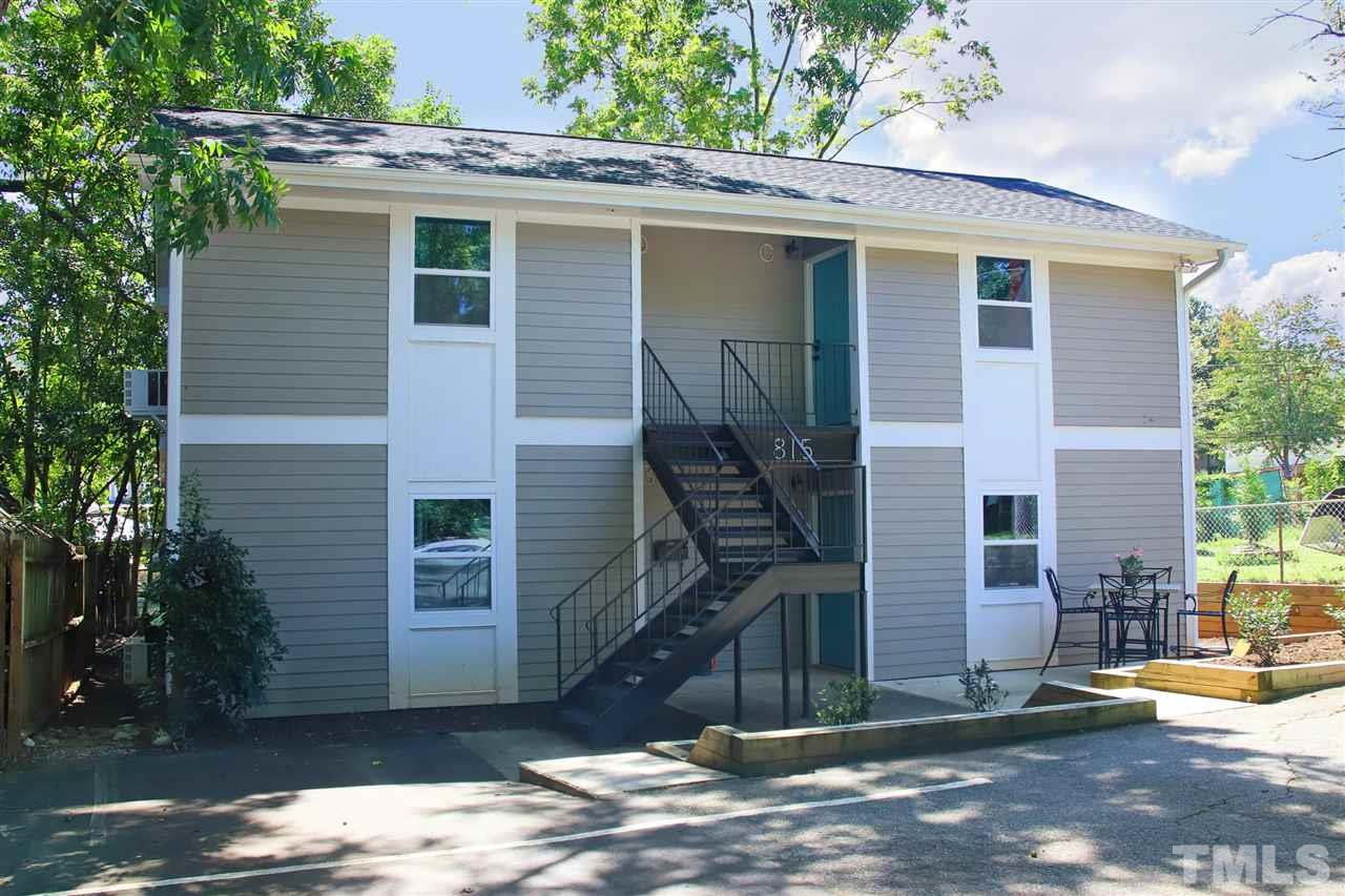 815 Clay Street Raleigh, NC 27605 - Photo 1 of 30 a front view of a house with garden